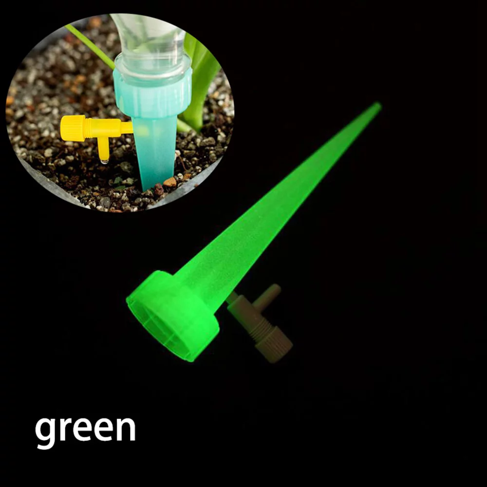 Adjustable Self Watering Dripper Flower Household Auto Drip Irrigation Watering Kit System Bottle Waterer Garden Supplies GREY