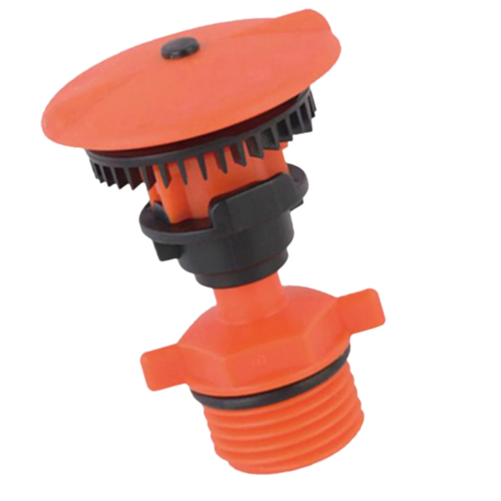 Garden Watering Sprinkler 360 degree Rotating, Easy Installation, Oscillating Rotary Sprinkler Irrigation Sprinkler Nozzle for Yard Orange
