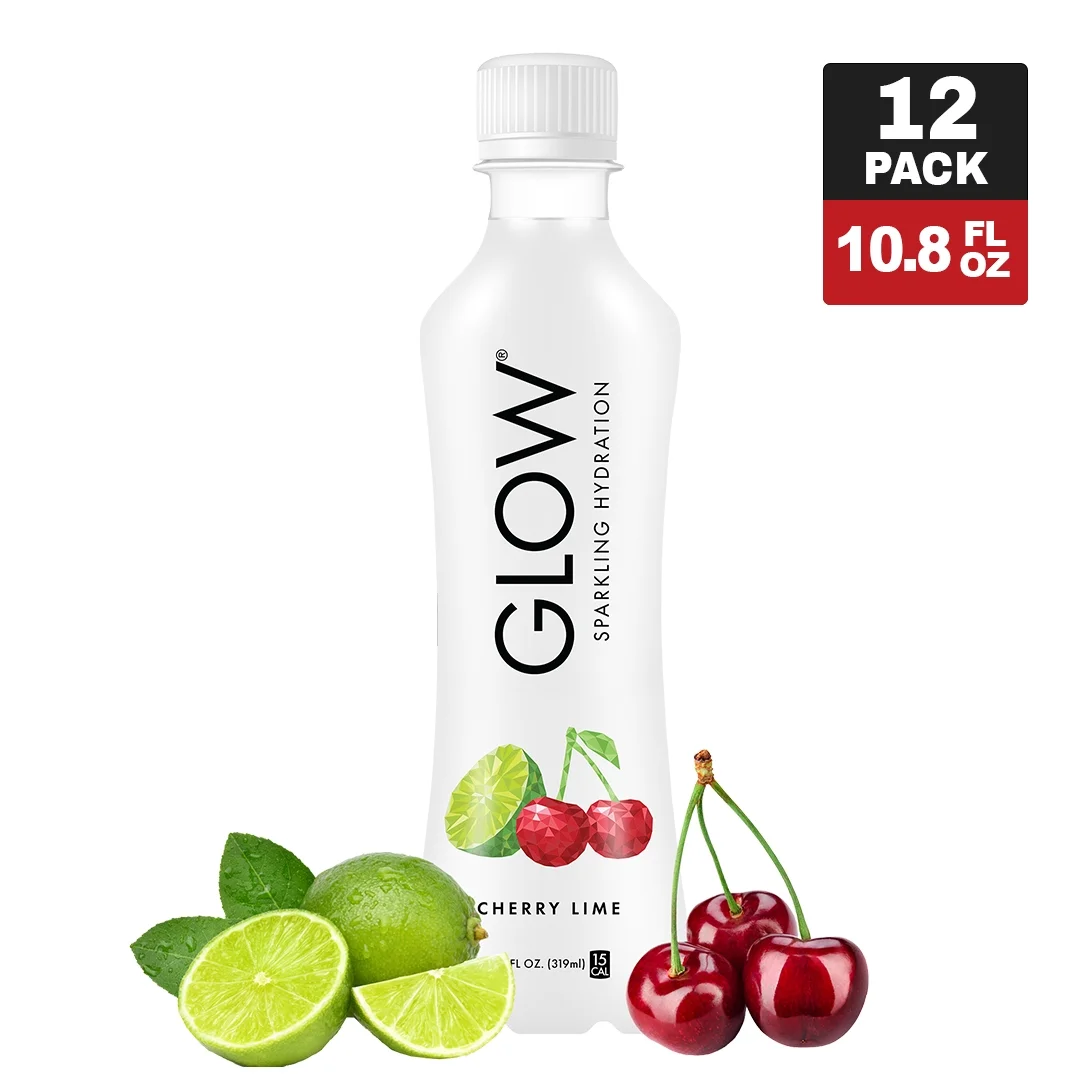 GLOW® Beverages Sparkling Hydration - Variety Pack - 16.9oz PET - 12 Pack