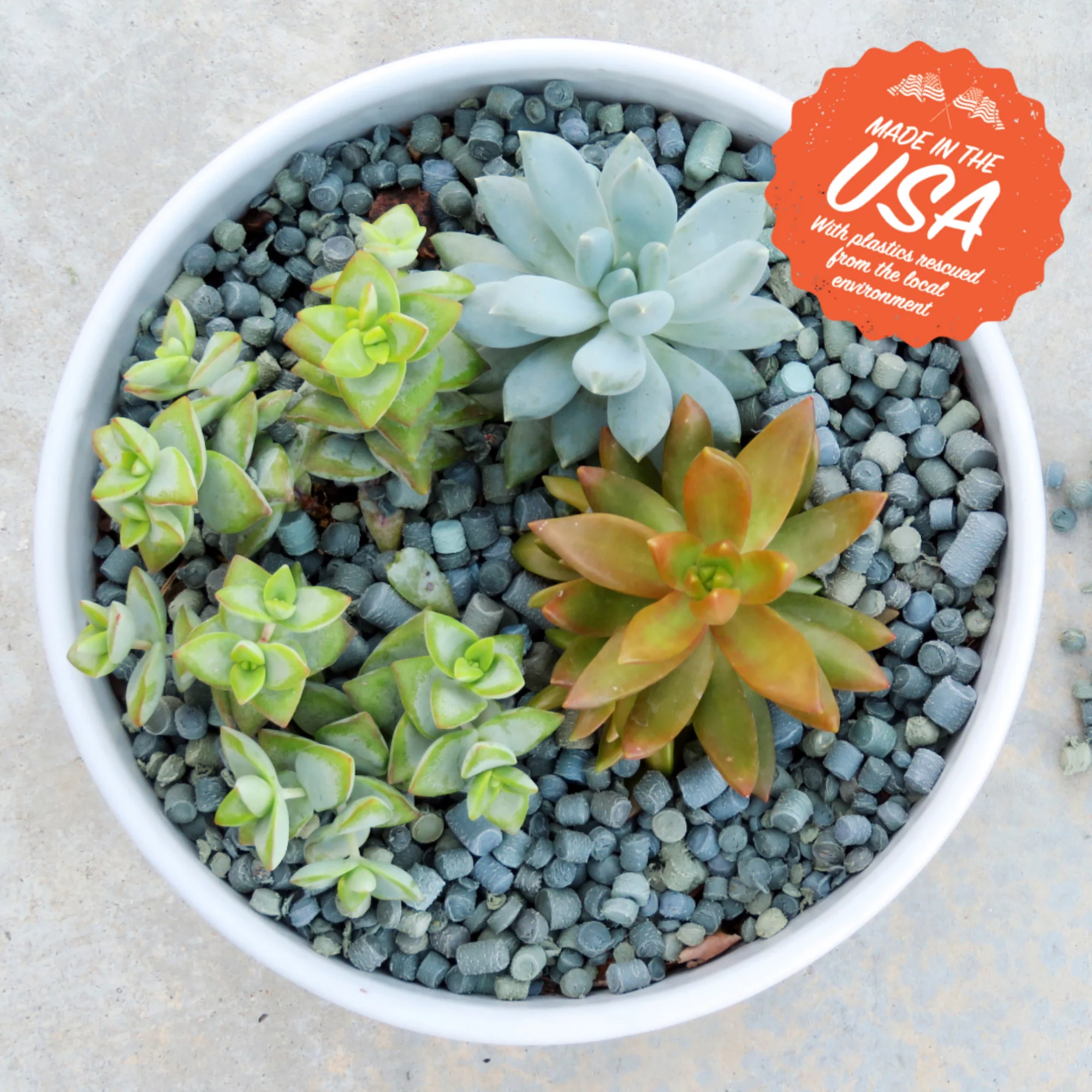 ARQLITE Smart Gravel - Eco Friendly Plant Drainage for Healthy Roots | Cactus, Succulents, Small Pots (1 Gal, Mini Size Bag)