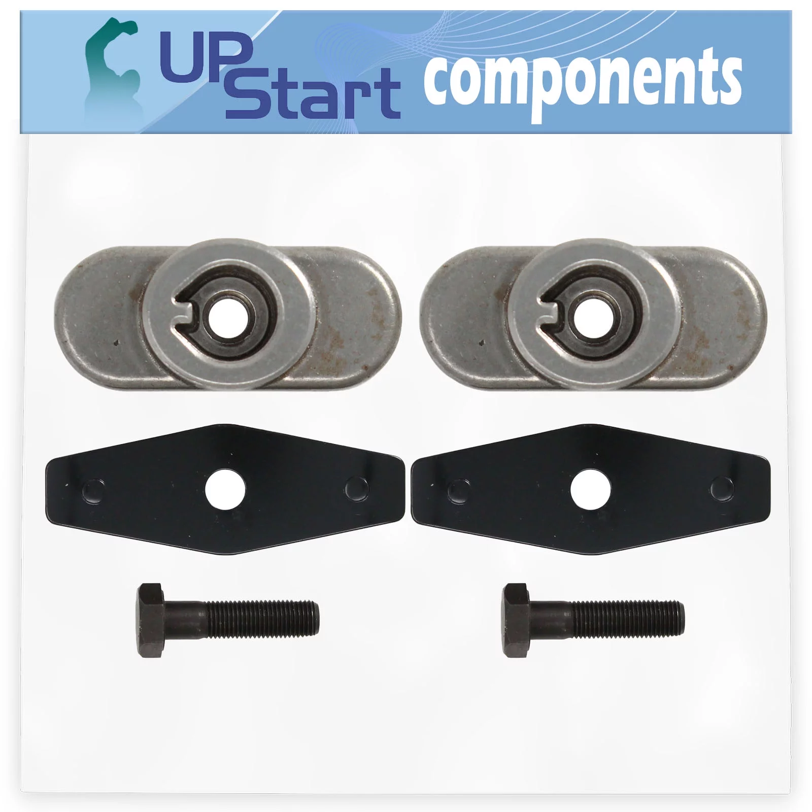 2-Pack 753-06304 Blade Adapter Kit Replacement for Troy-Bilt 12AI832Q766 (2010) Self-Propelled Walk-Behind Mower - Compatible with 748-04227 Adapter, Bolt & Washer