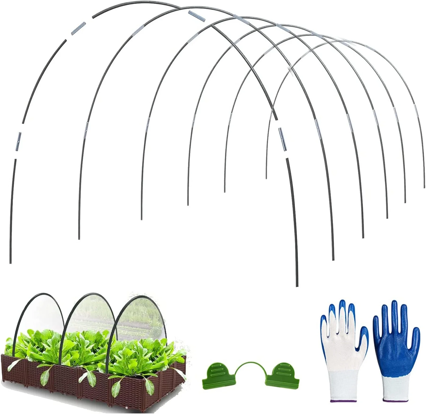 Garden Hoops Grow Tunnel - Greenhouse Hoops