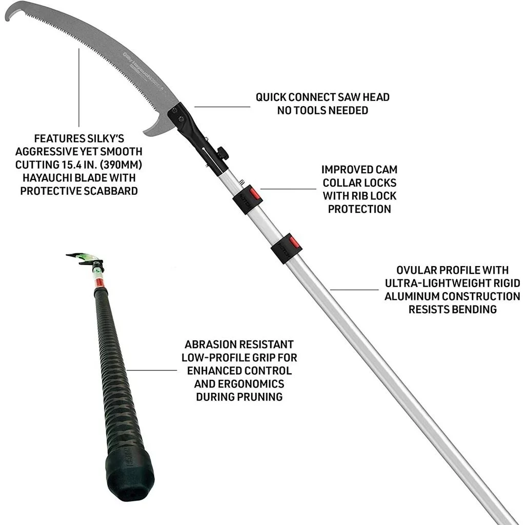 Notch Sentei 16' 3-Ext Pole Saw - 3177-39 3 Section Telescoping