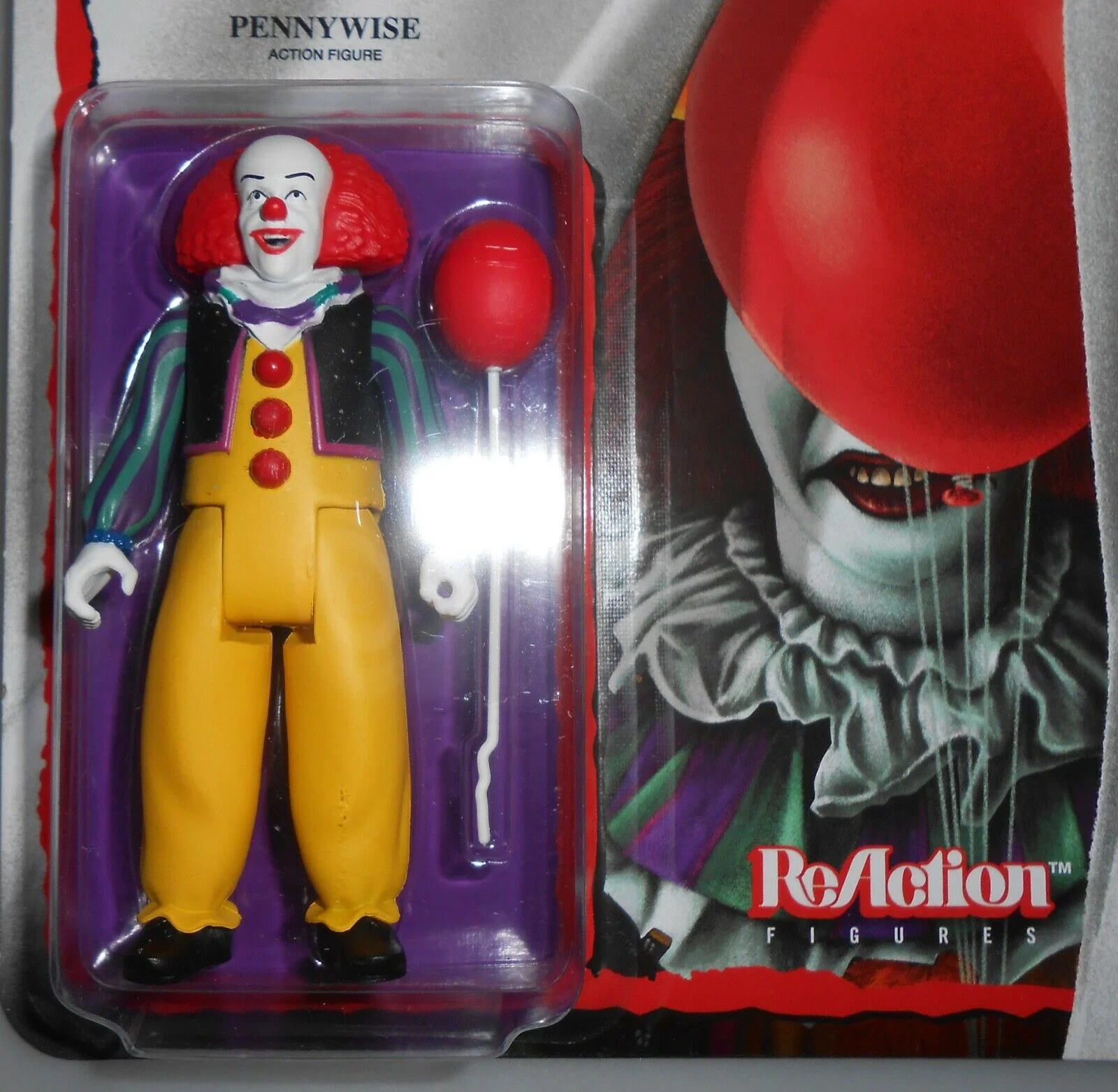 Stephen King - Super7 - It Reaction - Pennywise (Clown)  [COLLECTABLES] Action Figure, Figure, Collectible