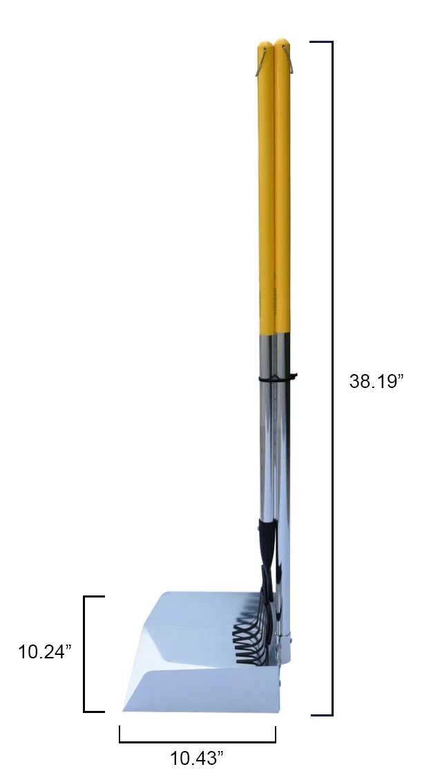 Expert Gardener Aluminum Multi-Purpose Yellow Scoop 38 inch - 2 Piece Set