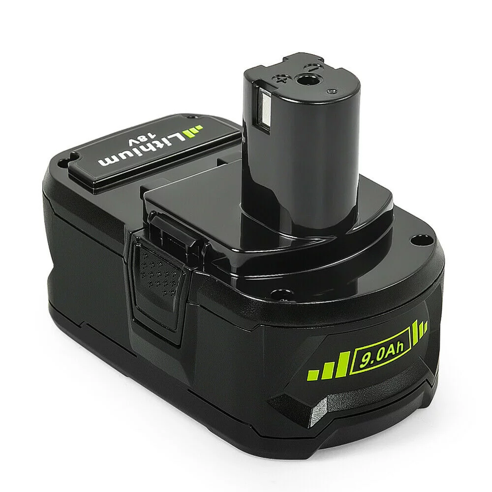 2pack 9.0Ah P108 Battery Replacement for Ryobi 18V One Plus Lithium Battery Compatible with Ryobi 18-Volt ONE+ P102 P103 P104 P105 P107 P190 P122