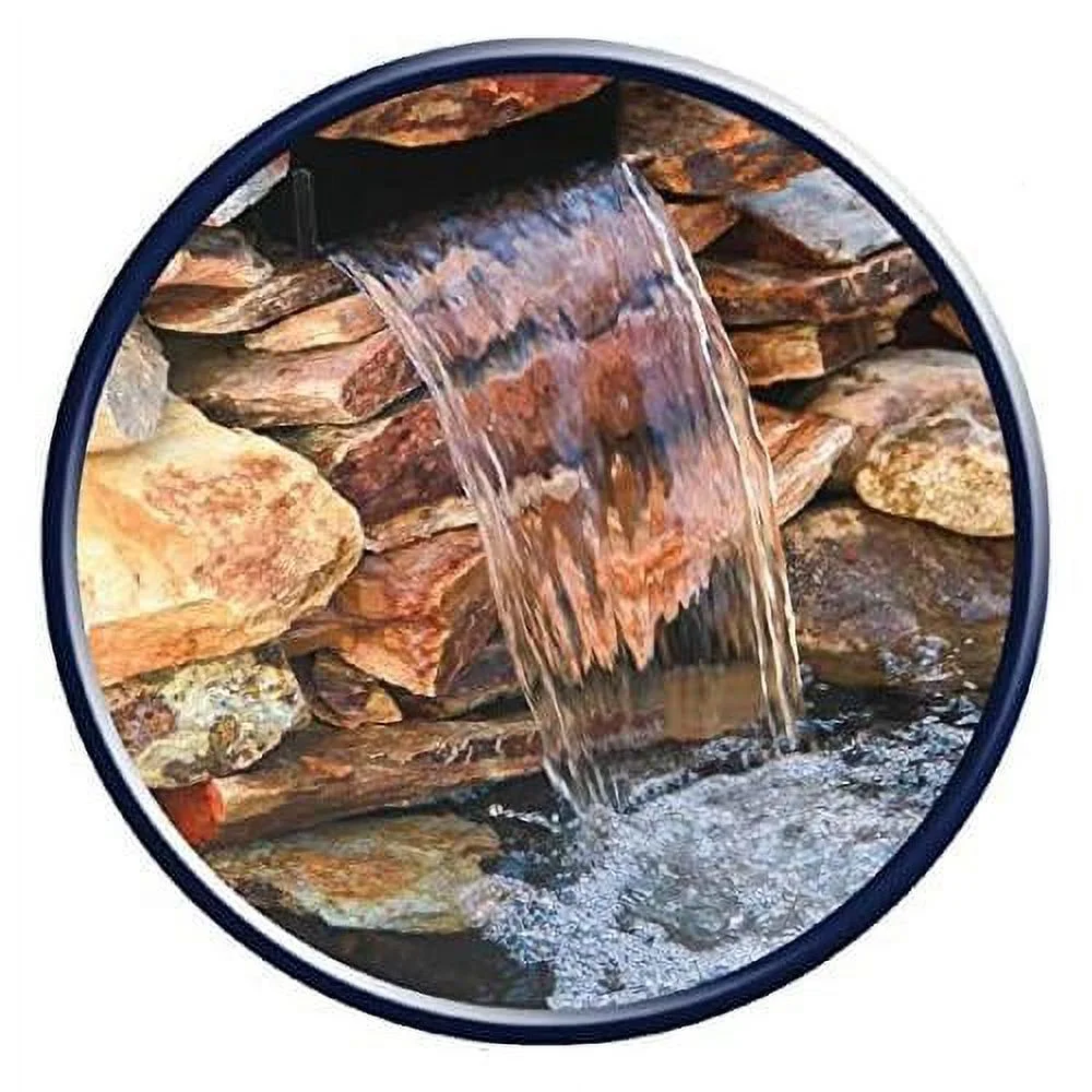 Waterfall Spillway With Inlet For Water Oxygenation