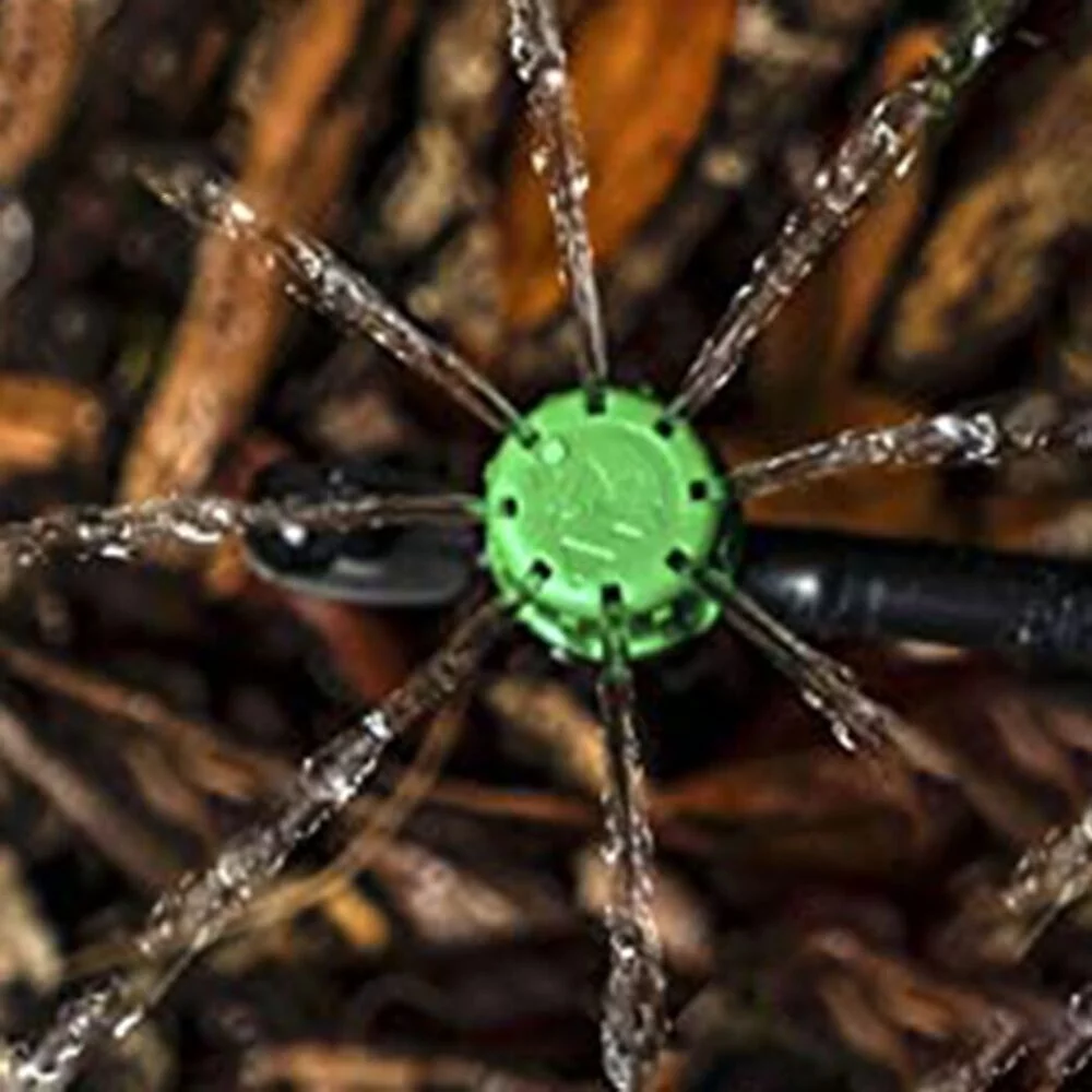 50x/set Small Bubbler Drip Irrigation Adjustable Emitter Stake Water Dripper Hot