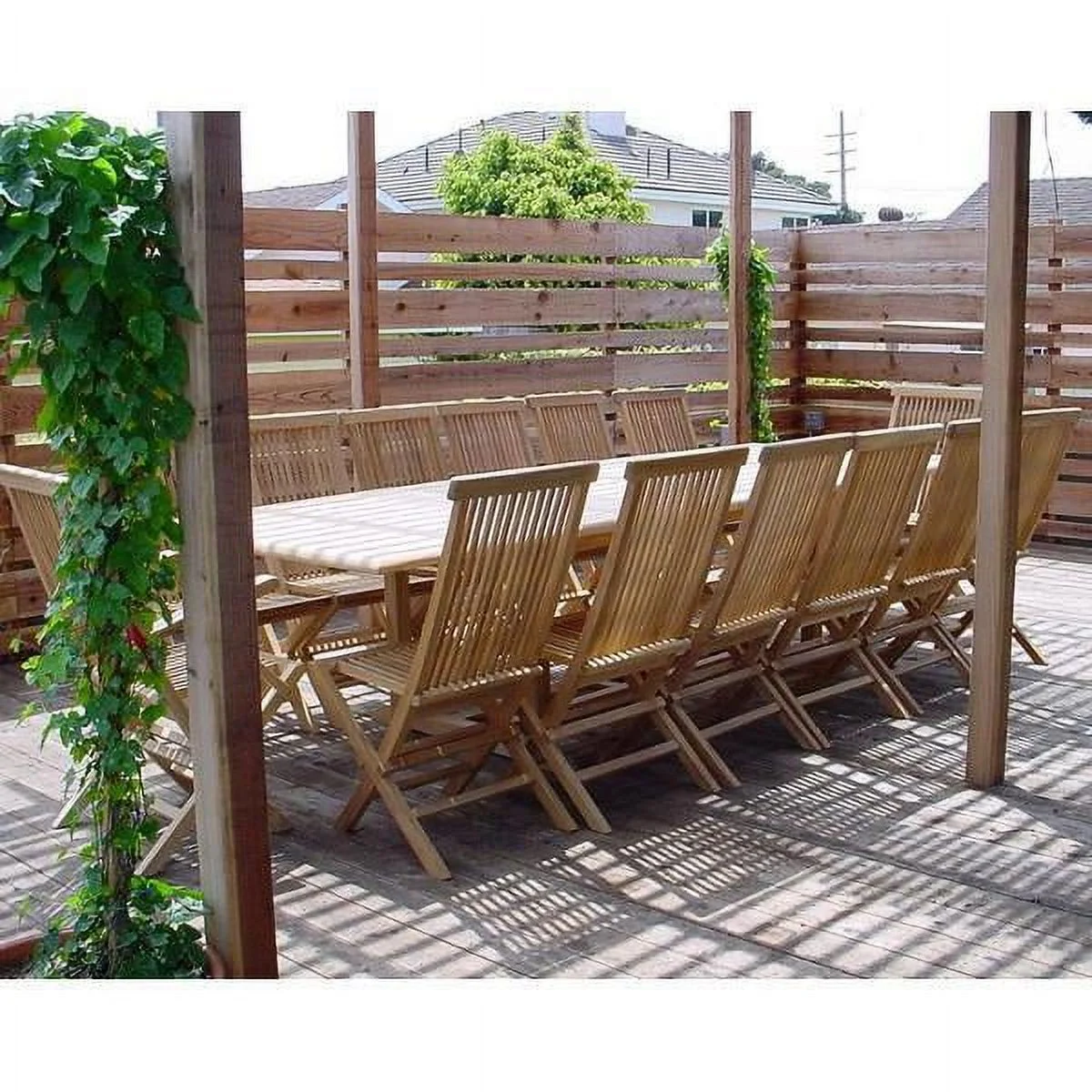 Anderson Teak  117 in. Valencia Rectangular Double Extension Table