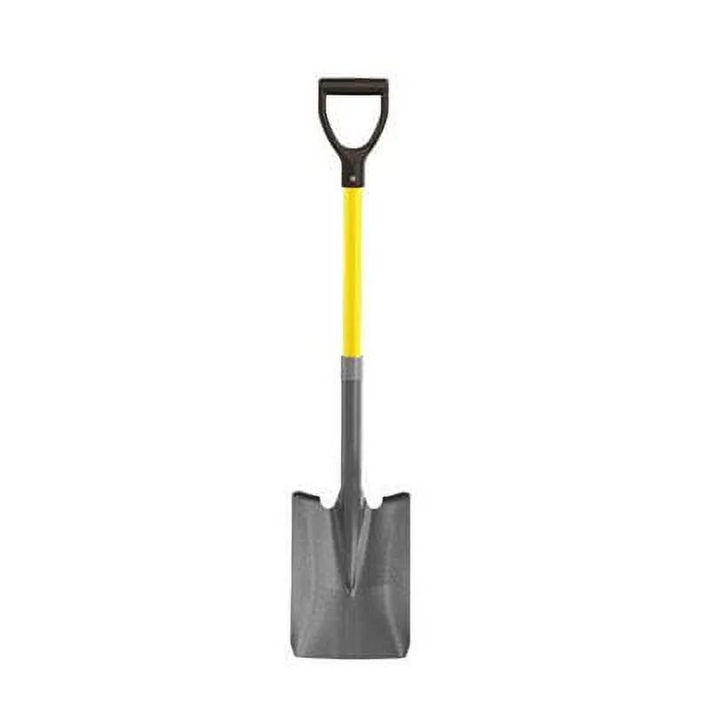 Closed Back Shovel - Square Point With 27" D Fiberglass Handle
