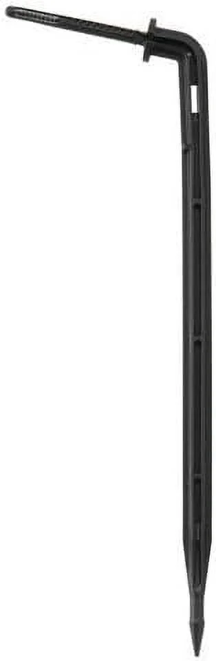 Angled Drip Emitter Stakes For Irrigation, Greenhouse, Garden, And Growing (Flow Regulating Drip Stake)