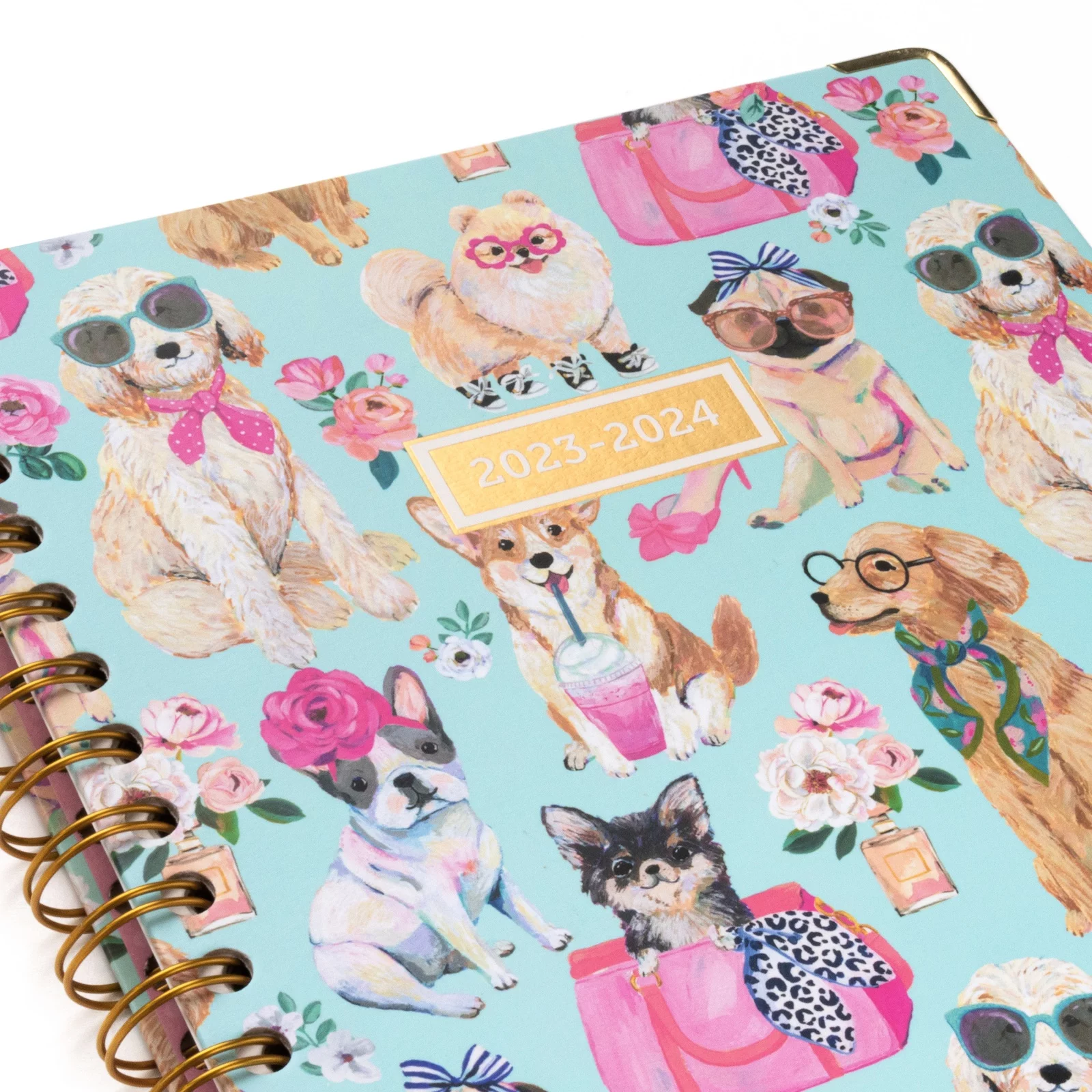 2023-2024 Mintgreen Weekly/Monthly Spiral Planner, 7.25