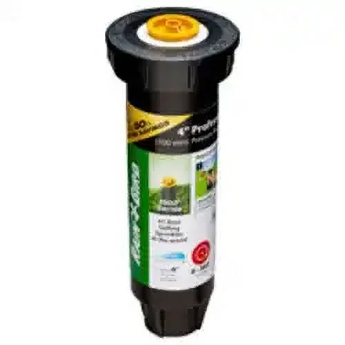 Rainbird 1804AP4PRS 1800 Pressure Regulated Pop-up Sprinkler, 1/2 Inch Connection, Female National Pipe Thread, 4 Inch Height Pop-up, 4 Feet