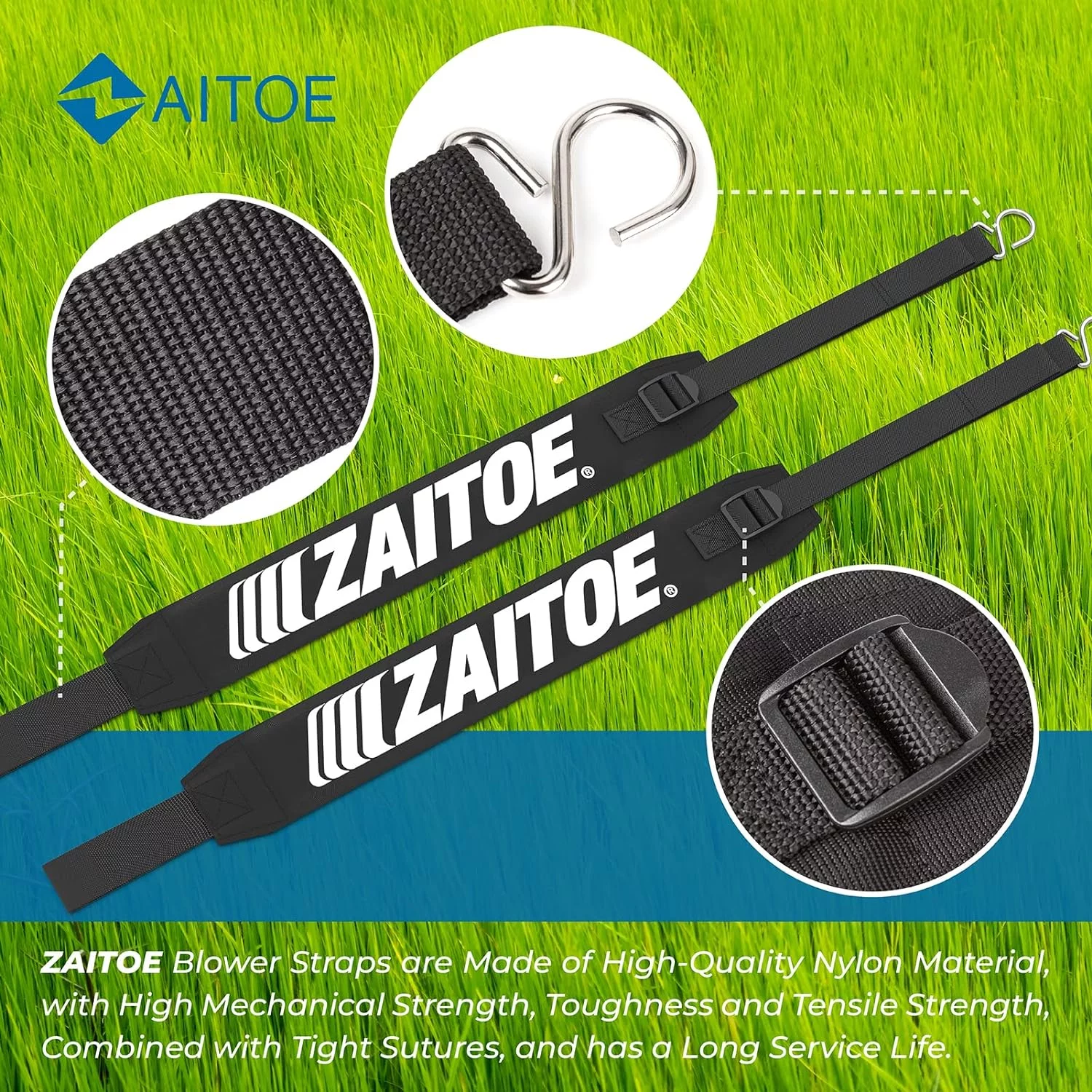 2 Pack Echo C061000111 + V491000040 Backpack Blower Straps & Harness Clips