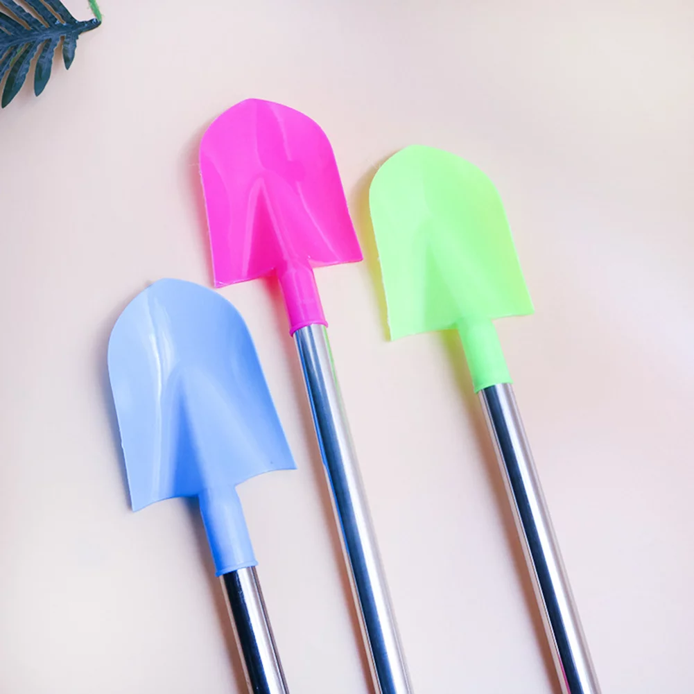 huntermoon 3 Pcs Beach Shovels Seaside Sand Plastic Spade Beach Game Tools Children Holiday Gift Toy