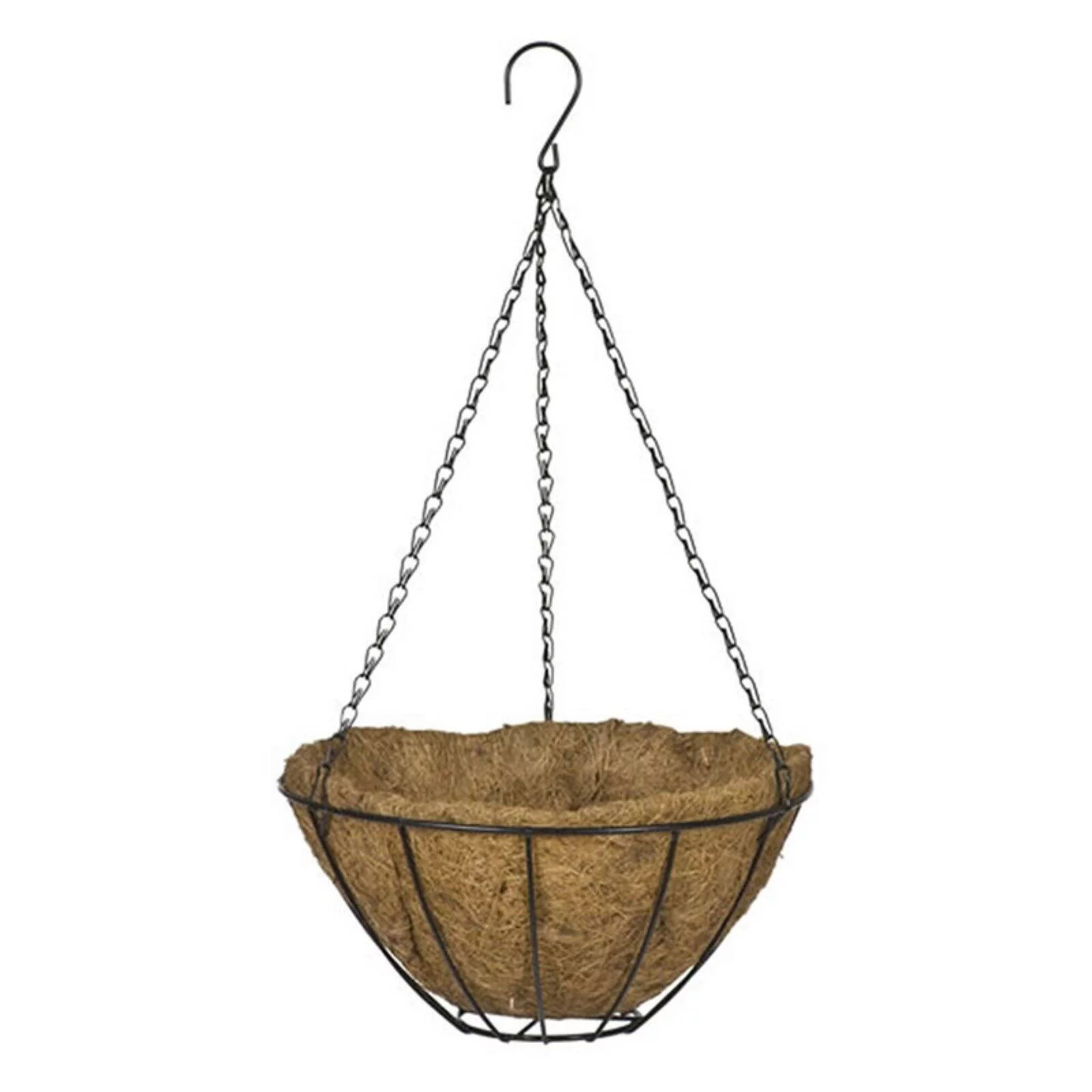 CobraCo HGB16-B 16 in. Growers Hanging Basket - Black