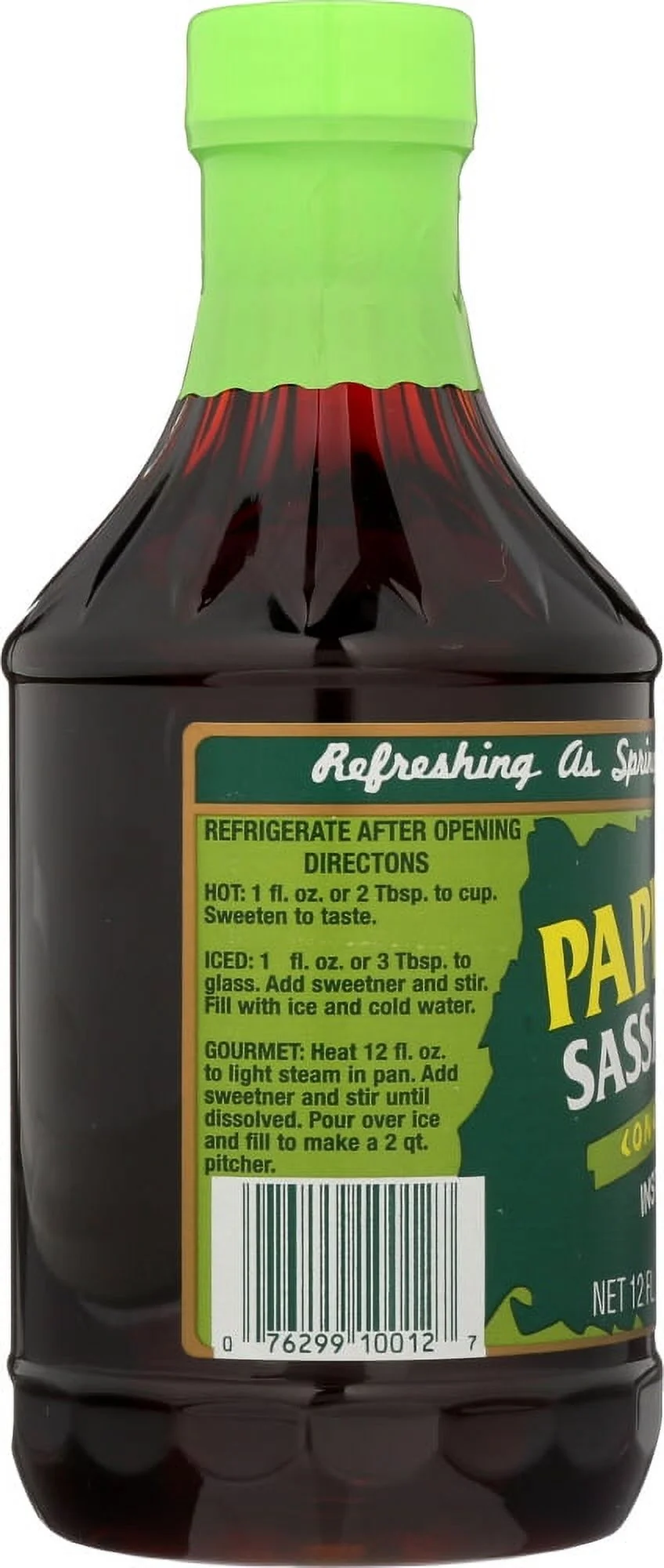 Ancient Infions Sassafras Concentrate Instant Tea, 12-oz Bottles (Pack of 6)
