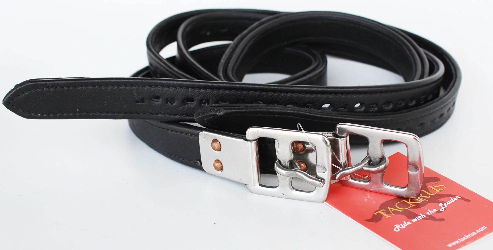 Equestrian Horse Tack Adult English Saddle Stirrup Leathers Black 50 804ST19BK50