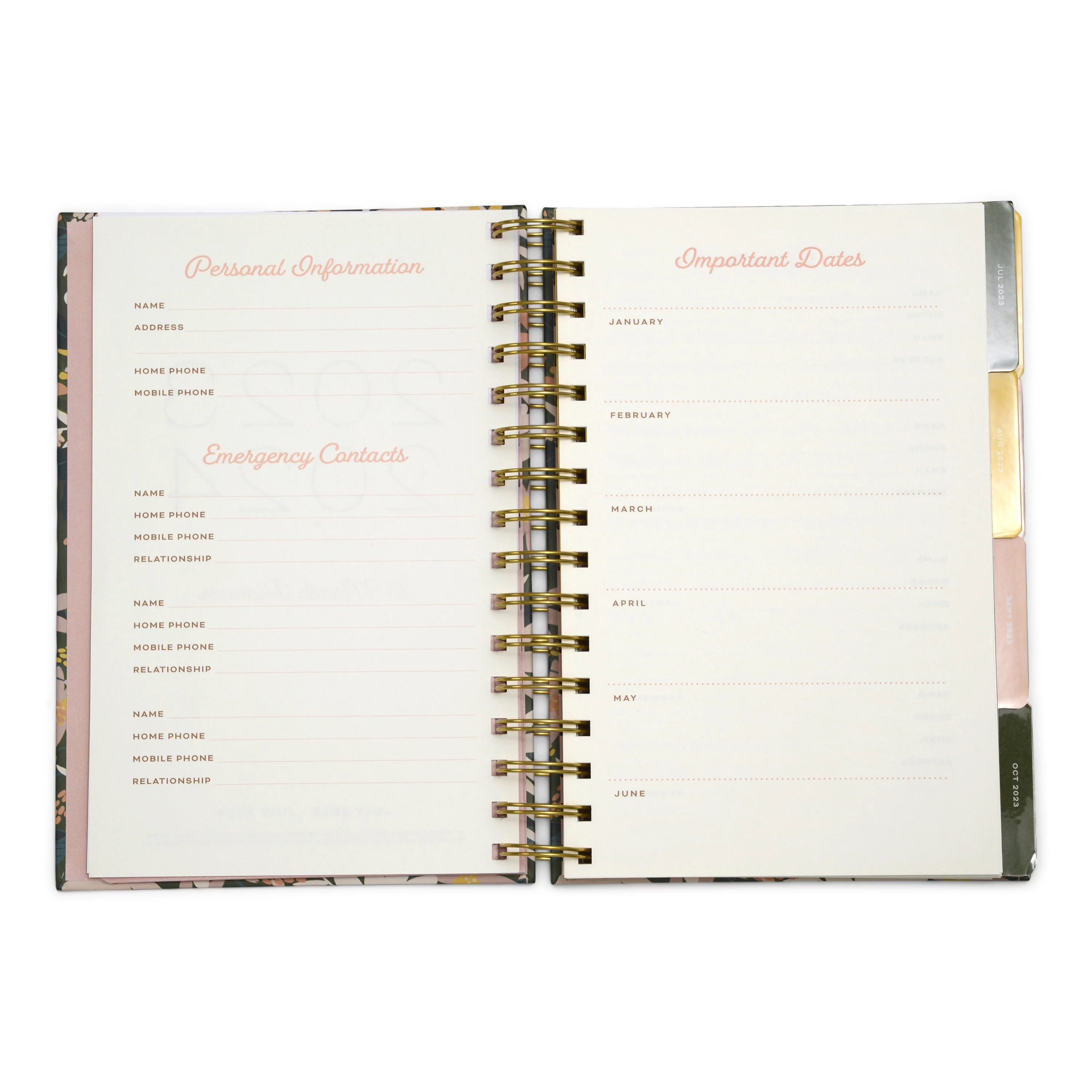 Think Ink Twin Wire Monthly Weekly Planner Oh the Places I'll Grow