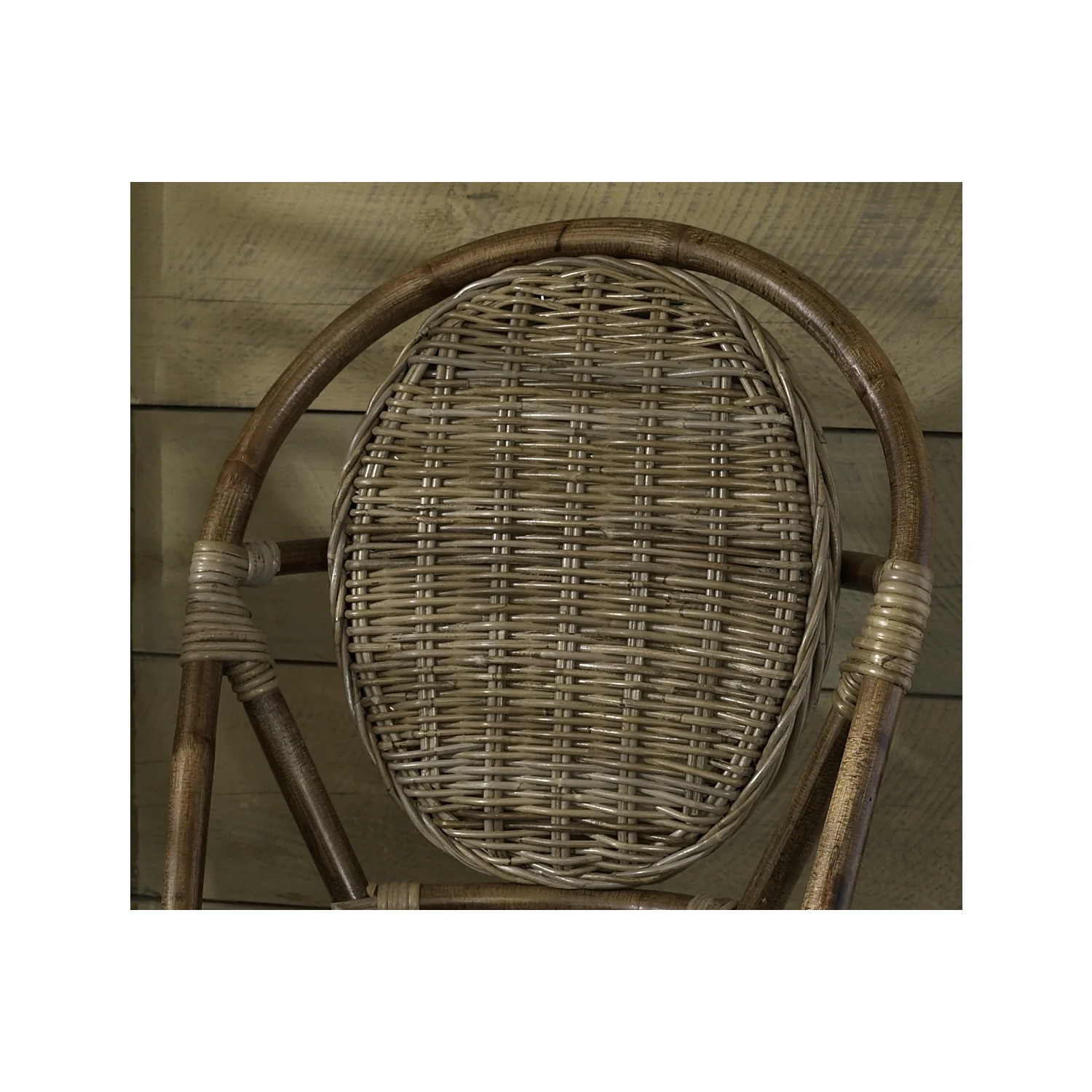 Padmas Plantation PBA12-KUBU-S-2 Paris Bistro Chair - Kubu- Set of 2