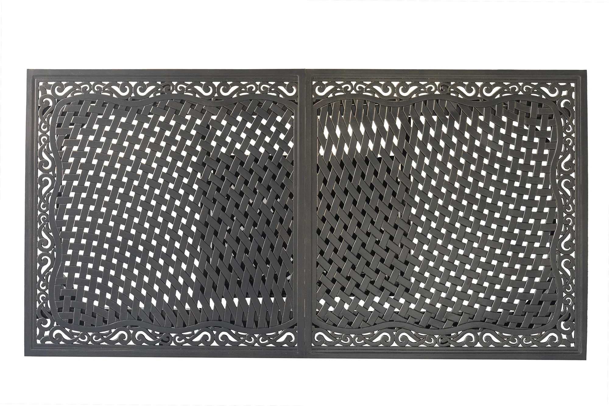 Hanover Brigantine 9-Piece Aluminum Dining Set with an Expandable Cast-Top Dining Table, Seats 8