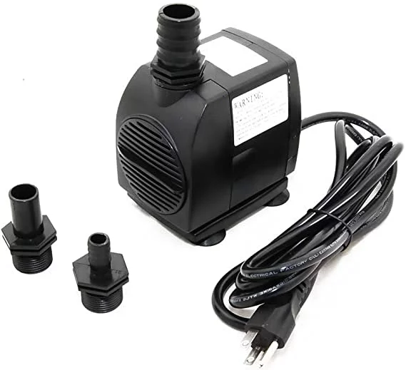 Jebao WP-2000 Submersible, Hydroponics, Aquaponics, Fountain Pump 530gph, 45w