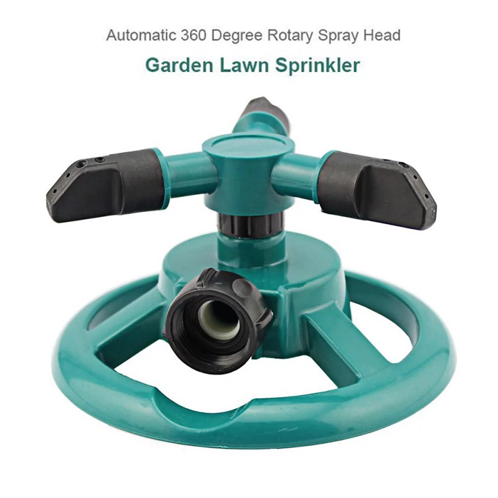 Lawn Sprinkler, Water Sprinklers for Garden Lawn Yard, Automatic 360 Degree Rotating Sprinkler Irrigation Sprayer, Adjustable Spraying Angle and Distance, Gardening Tool