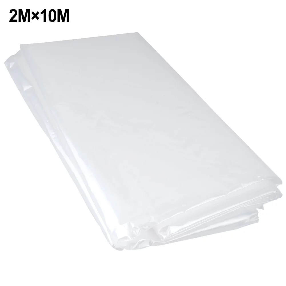 Clear Polythene Plastic Sheeting Garden DIY Material Cover for Greenhouse Roof