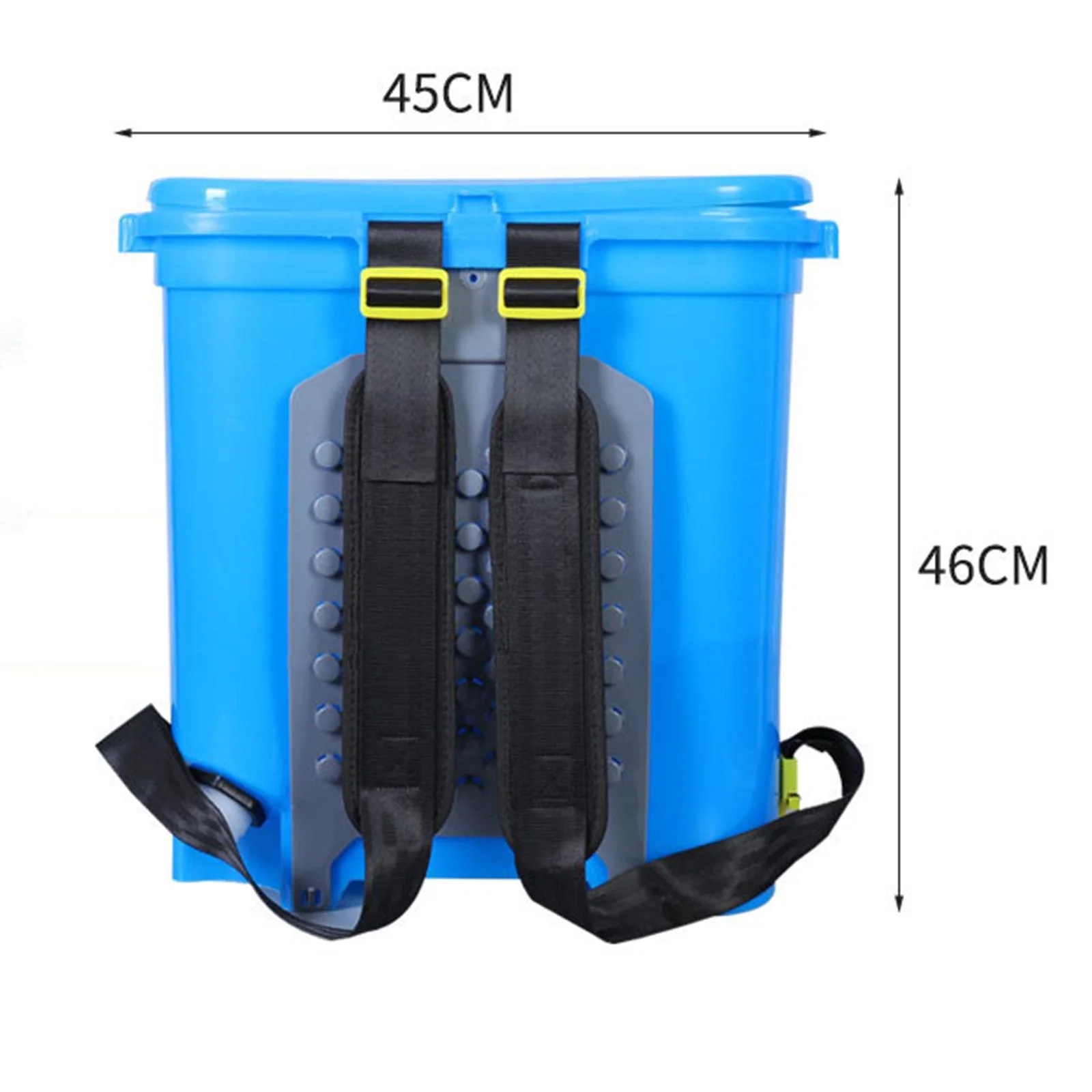 oshhnii 25L Fertilizing Tool Agricultural Backpack Manual Spreader Single Hole