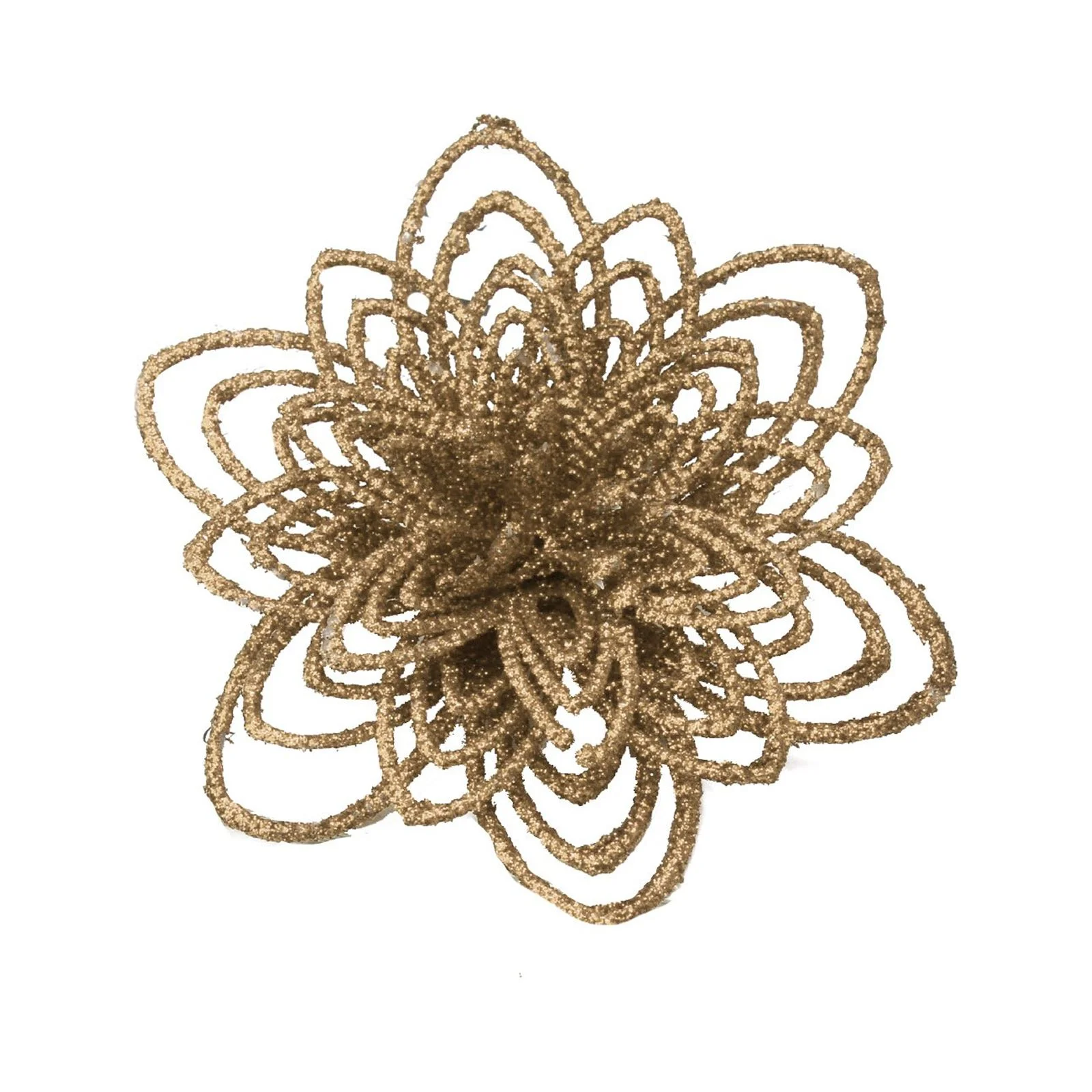 Artificial Flower Pot Hollow Gold Powder Christmas Flowers Christmas Wreath Rattan DIY Decoration Christmas Flowers Christmas Tree Accessories