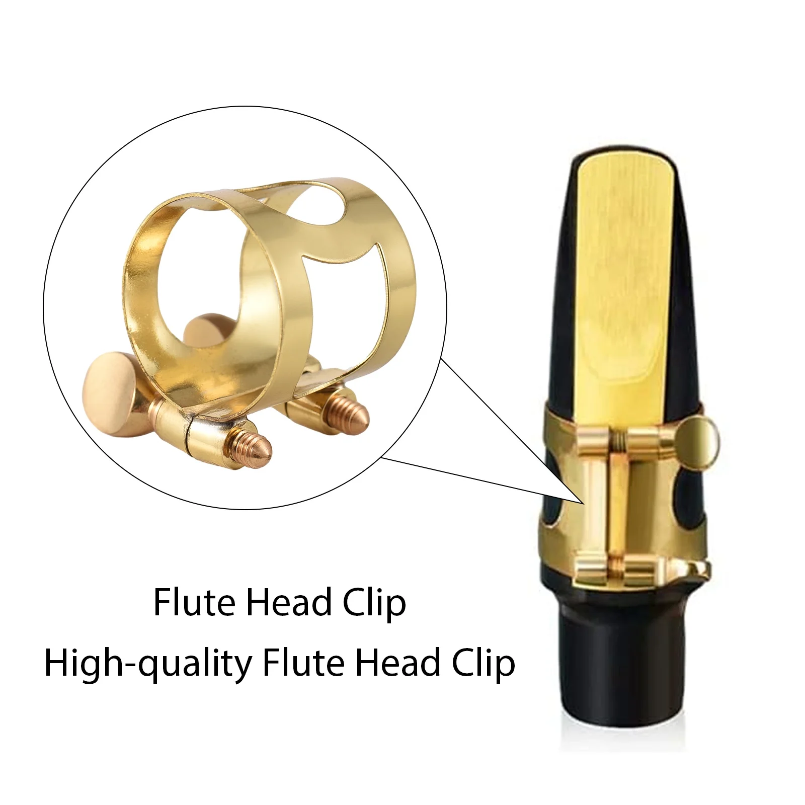 Clamping stirrup,Adjustable Screw Alto Sax Adjustable Screw Alto Sax Huiop Clamp Alto Rusuo