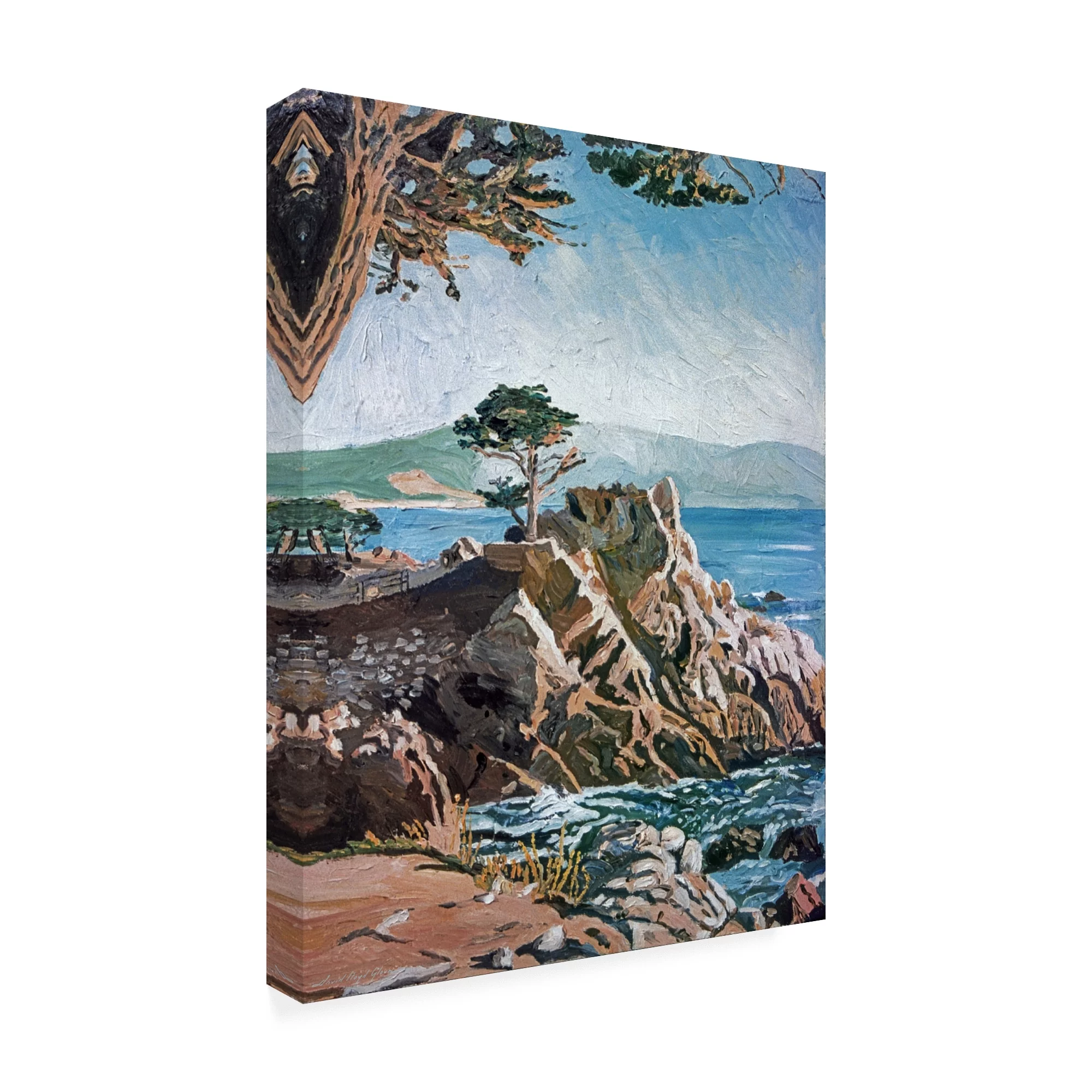 Trademark Fine Art 'Cypress Point Monterey' Canvas Art by David Lloyd Glover
