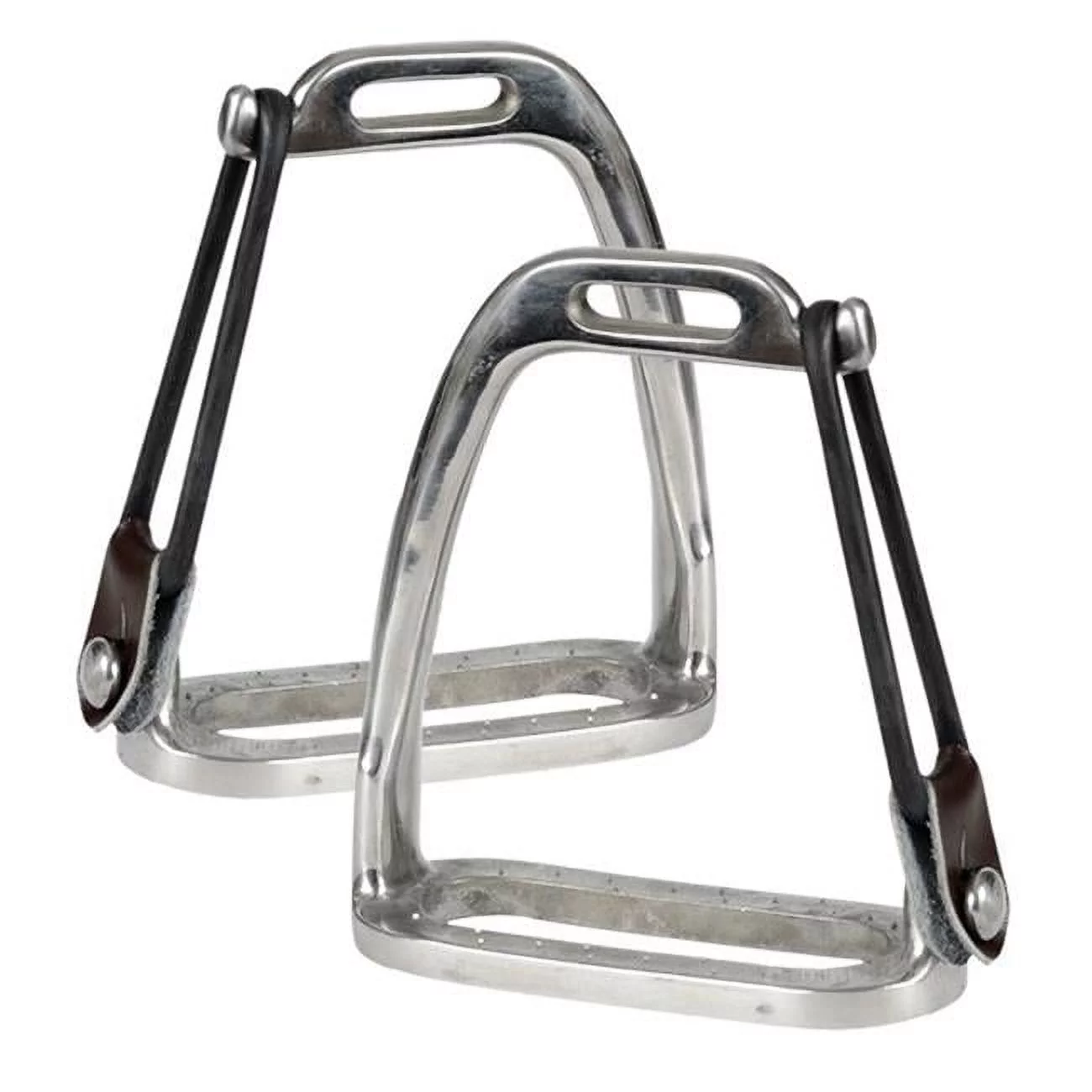 Jacks 1035-3-1-2 Stainless Steel Peacock Safety Stirrups - 3.50 in.