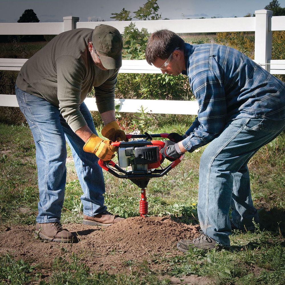 Earthquake Dually™ 1-Man or 2-Man Earth Auger Combo with 10-inch Auger Bit and Fishtail Point, 38899