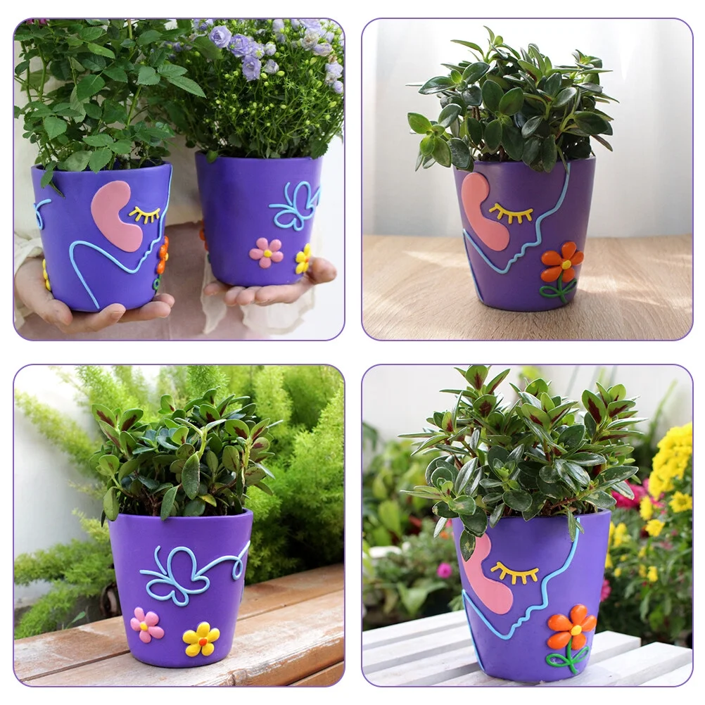 Jibingyi Resin Cactus Planter Succulent Planter Novelty Planter Resin Plant Pot Plant Container