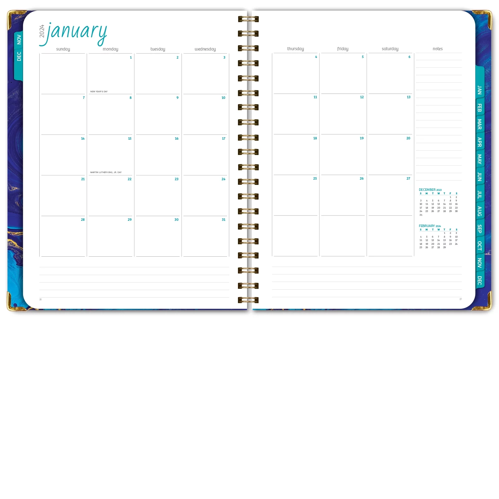 Hardcover CY 2024 Fashion Planner - 8.5