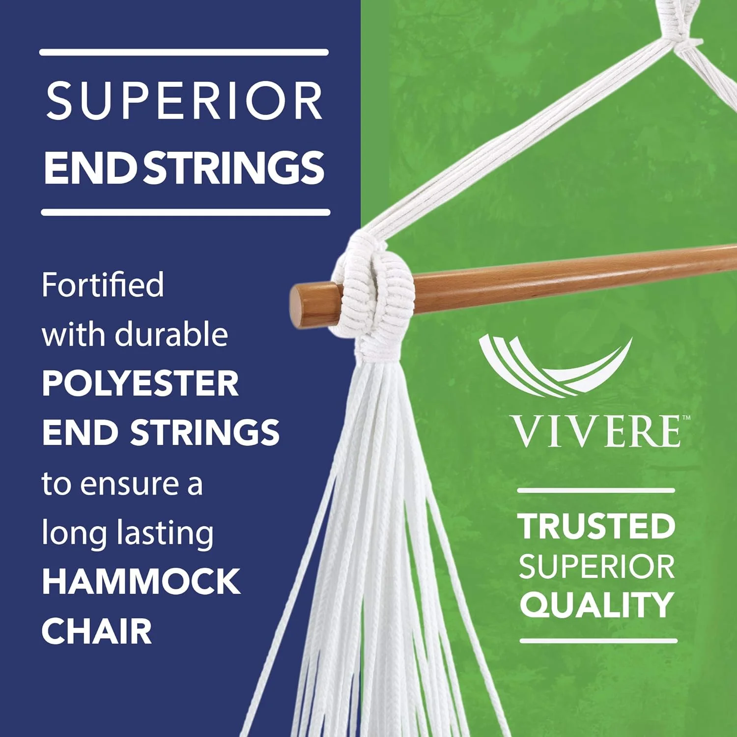 Vivere Brazilian Hammock Chair, Desert Moon