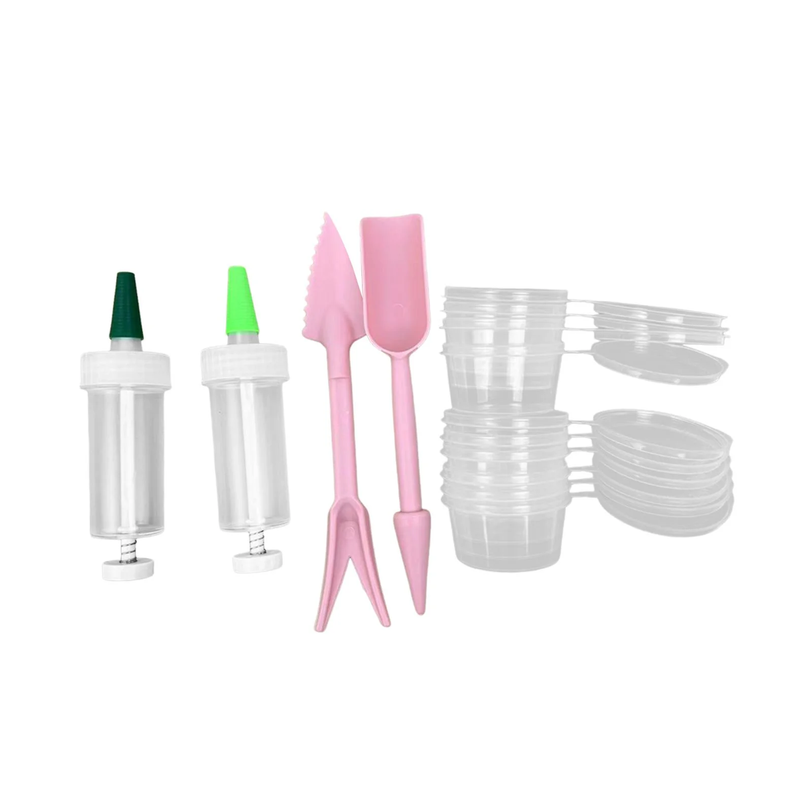 SunniMix Manual Seed Planter Hand Seeder Spreader Patio Farm Mini Sowing Seed Dispenser Sower for Planting Grass Carrot Lettuce Potato With 10 Boxes