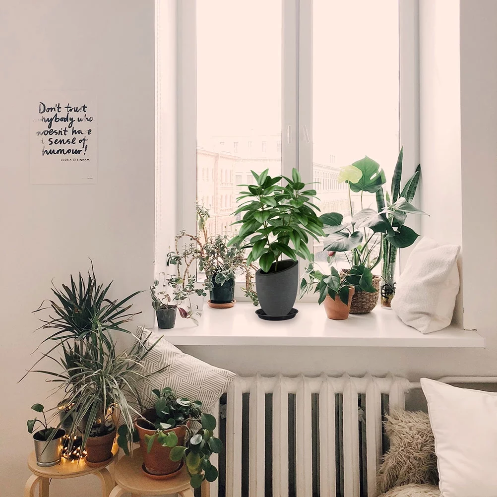 25 Pcs Water Tray Plant Pot Trays Flowerpot Bases Balcony Square Large Drip for Pots Plate Gardening Plastic