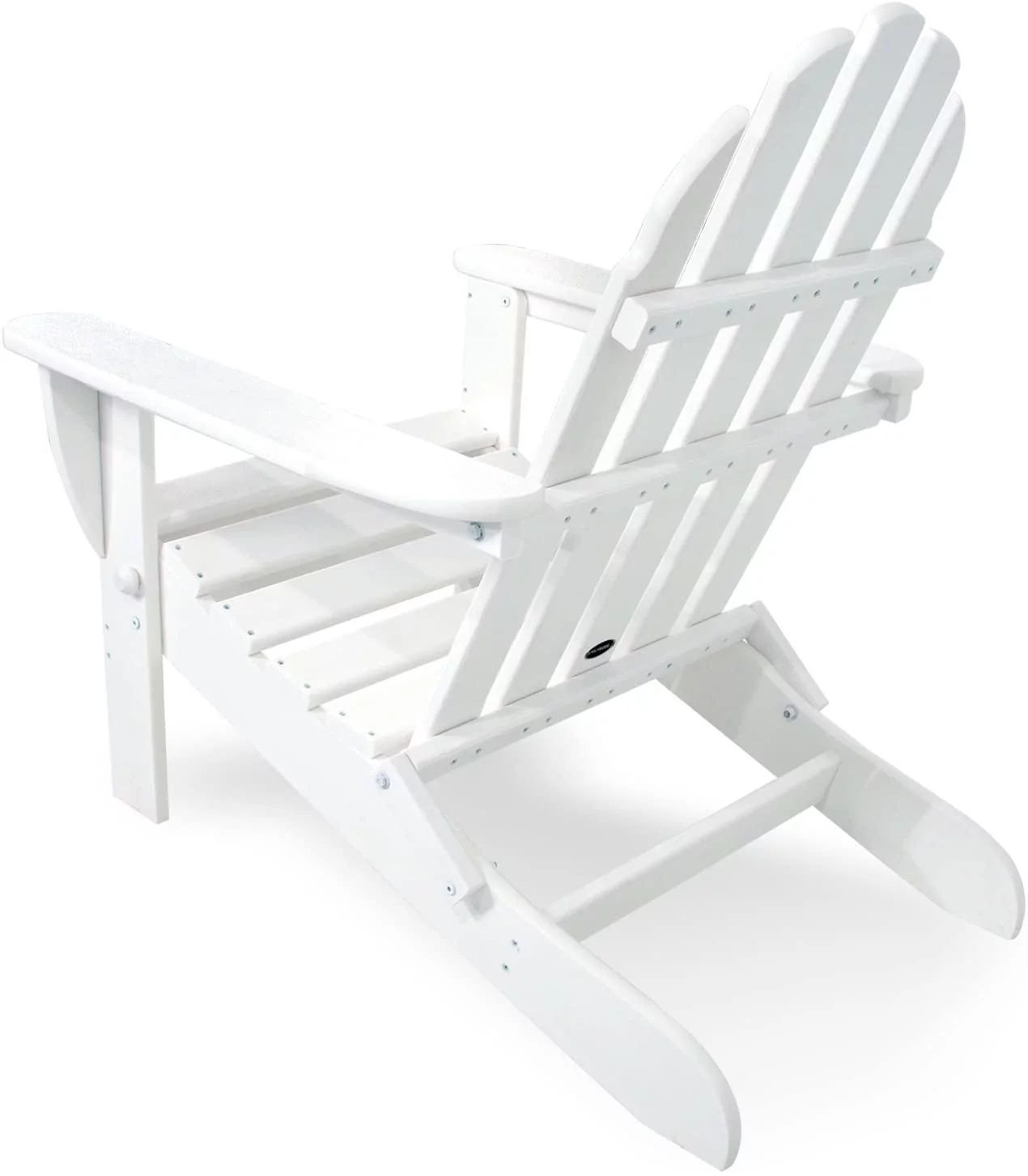 MINGFENG AD5030WH Classic Folding Adirondack Chair, White 35.7 x 29 x 35.7 inches