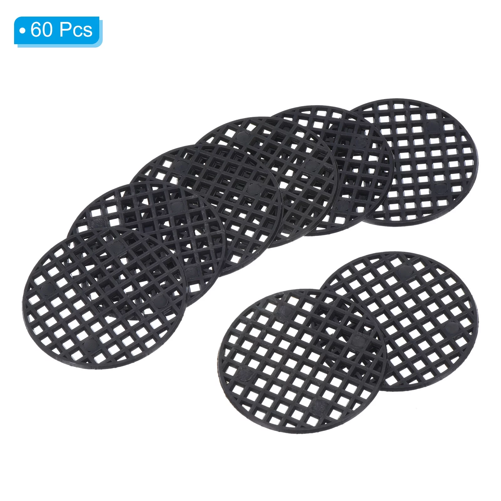 Uxcell Flower Pot Hole Mesh Pad, 60Pcs 1.8
