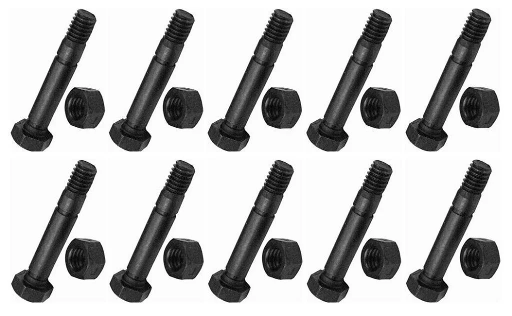 The ROP Shop | (Pack of 10) Shear Pin Bolt & Nut For Ariens ST824E 921001, 921300 Snowblowers