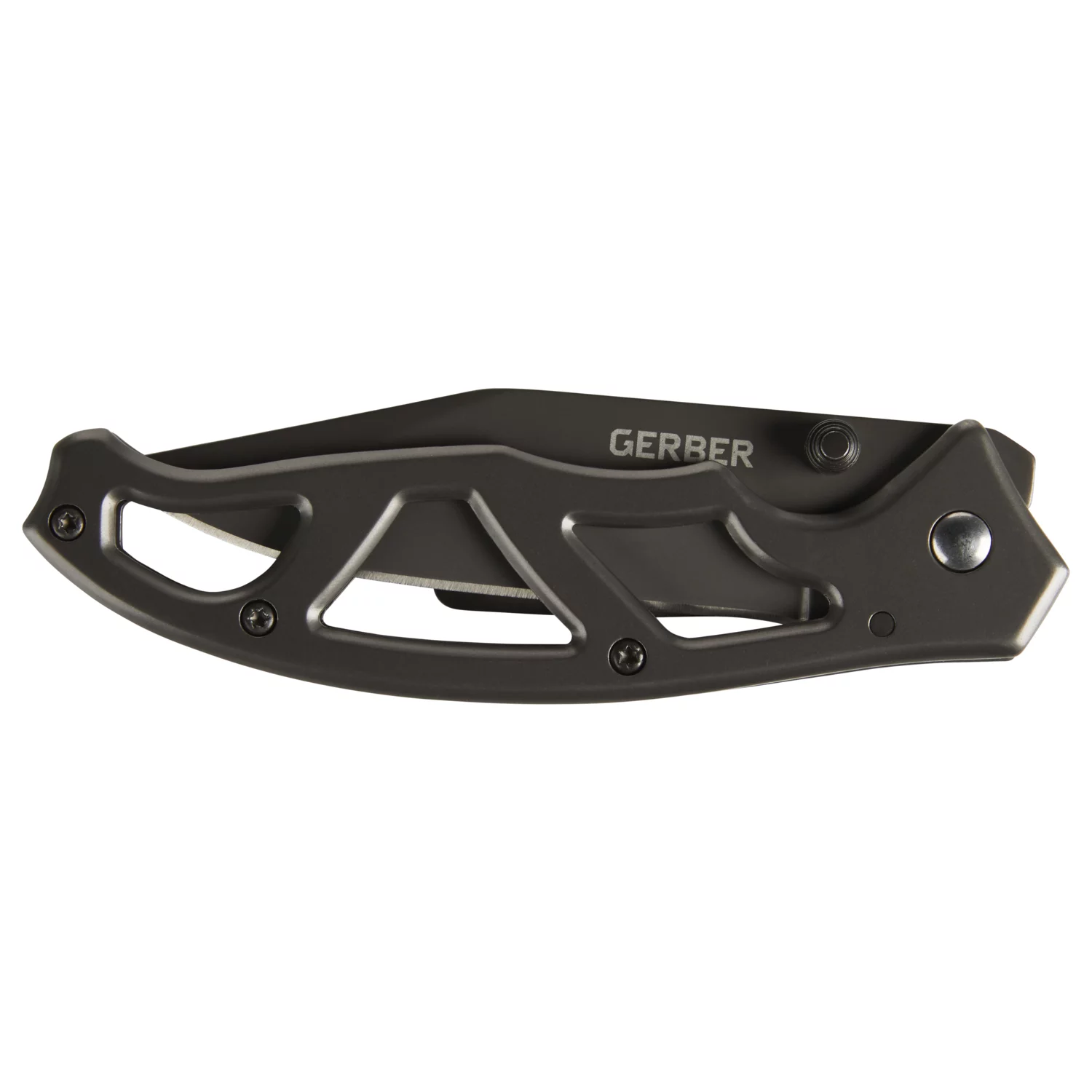 Gerber Gear Paraframe I, Ti Nitride Coated, Black, Plain Edge, 22-48446