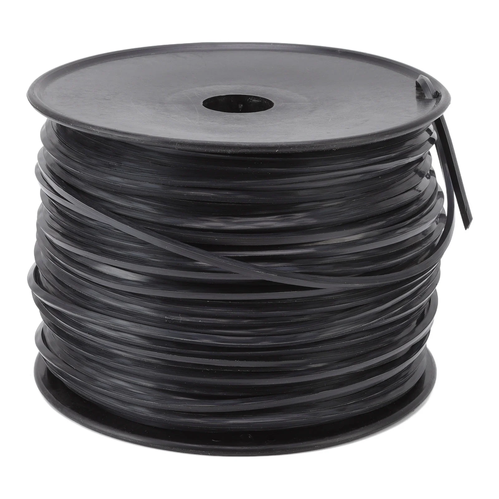 Verdant Touch Square String Trimmer Line 3.3mm/0.13in Square String Trimmer Line High Efficiency Nylon Black Grass Trimmer Line Replacement for Husqvarna 142m/465.9ft