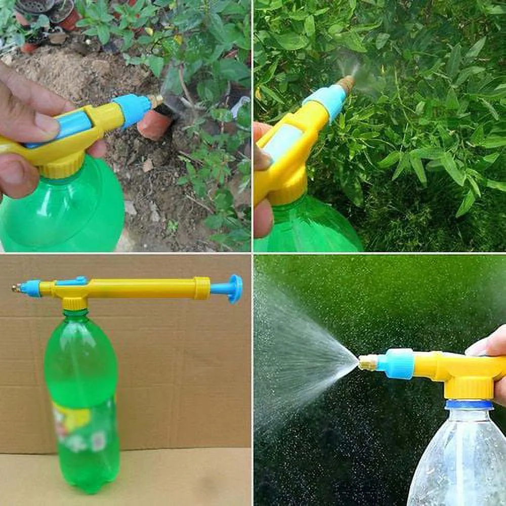 AkoaDa Mini Juice Bottles Interface Trolley Gun Sprayer Head Water Pressure Plastic Sprayer