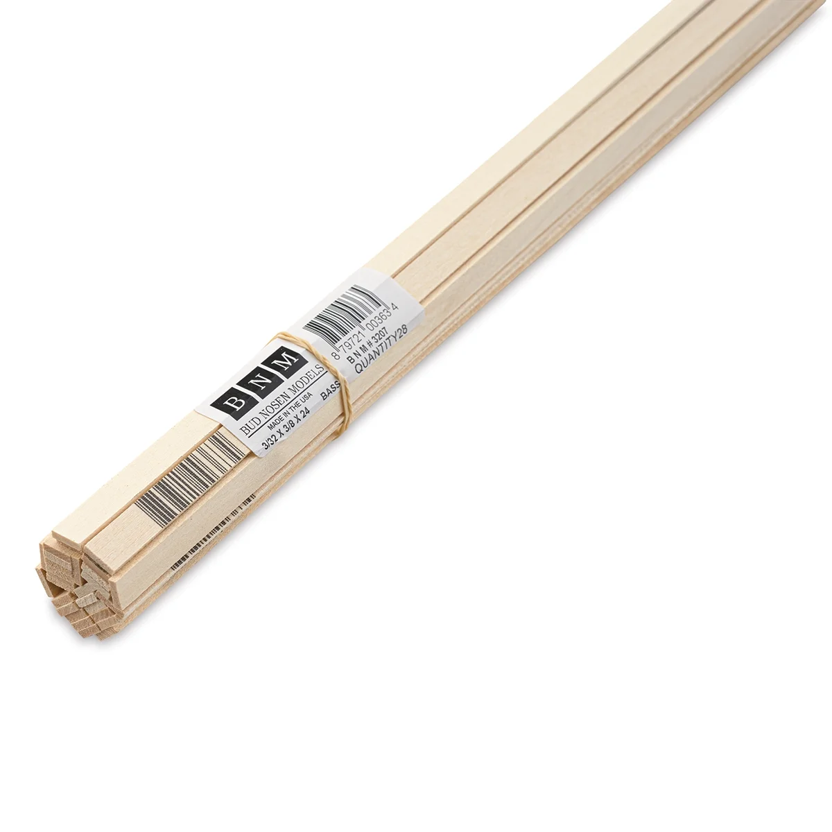 Bud Nosen Basswood Sticks - 3/32