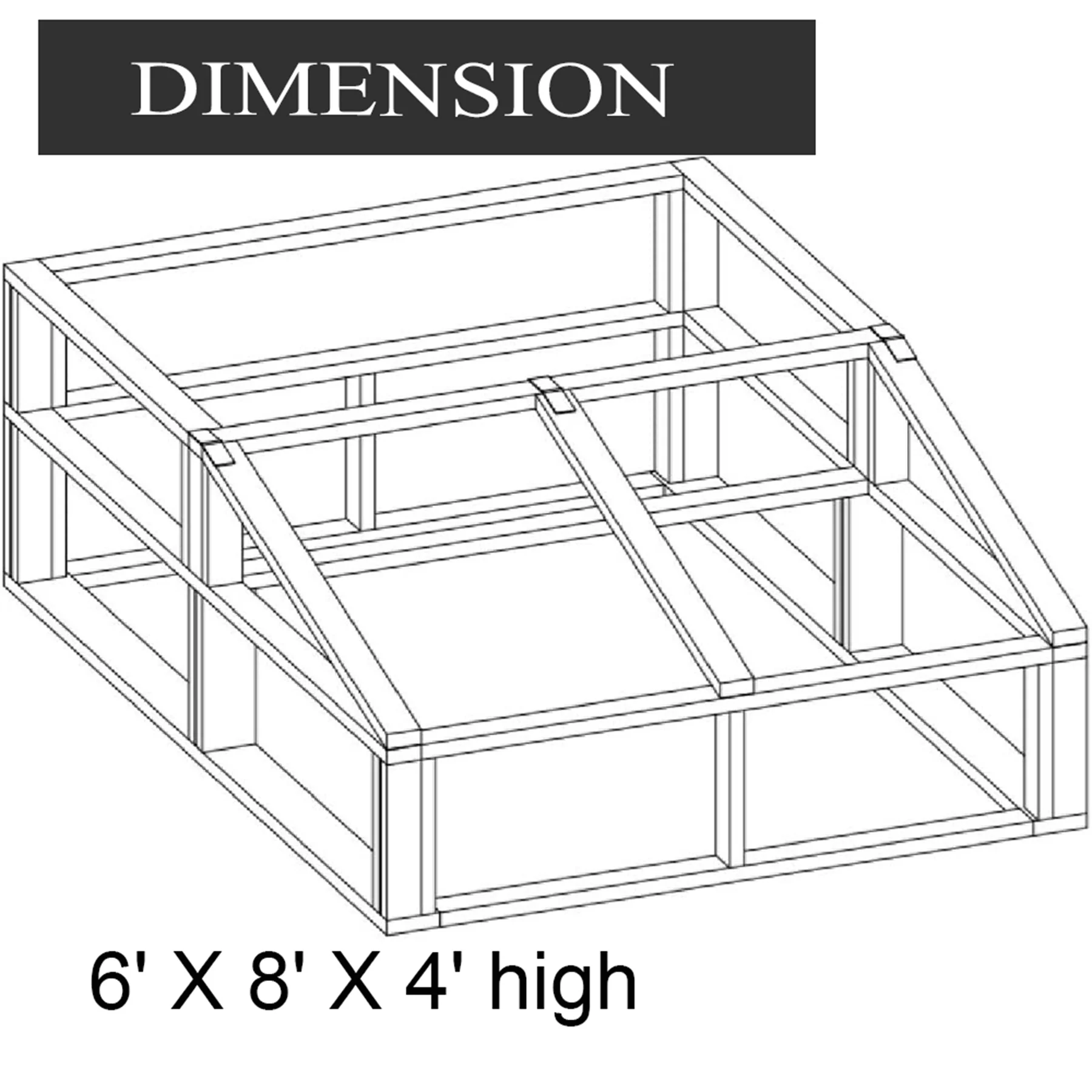 Wooden Greenhouse Plans DIY Hoop House