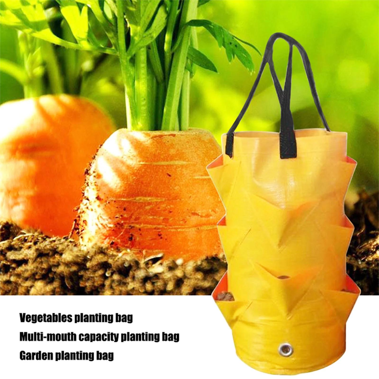 Bag Seeder 3 Gallon Strawberry Bag PE Strawberry Bag Color Bag Gardening Seedling Bag DIY Strawberry Planter PE Cloth Container Bag Thicken