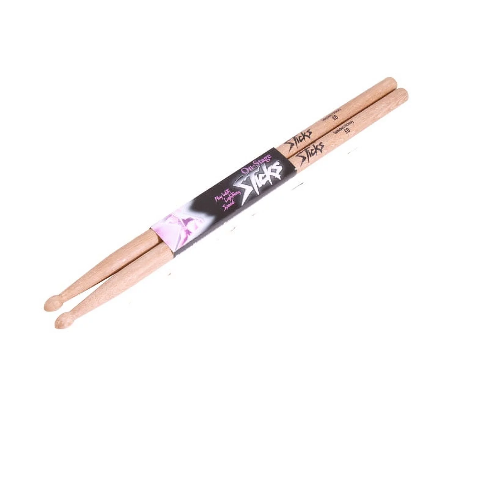 On Stage Maple Wood 5B (1 Pair) Of Drumsticks