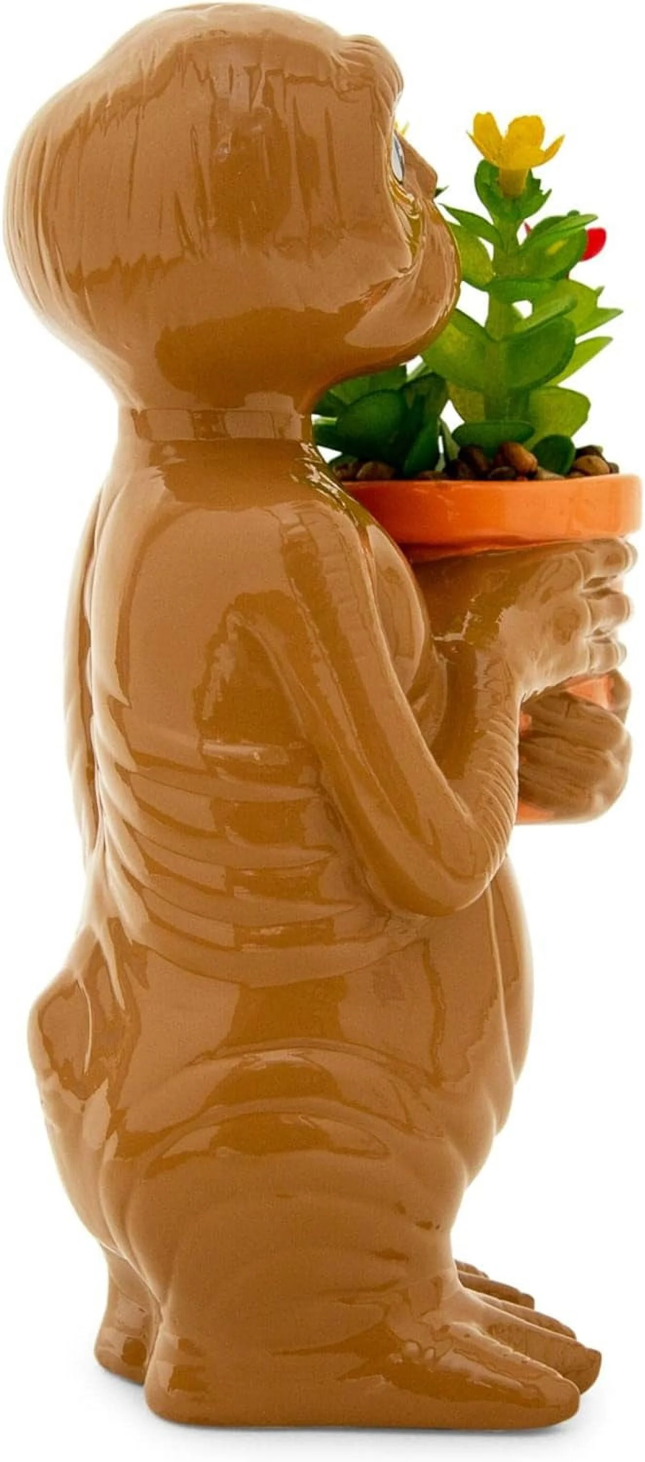The Extra-Terrestrial 7-Inch Ceramic Planter With Artificial Succulent